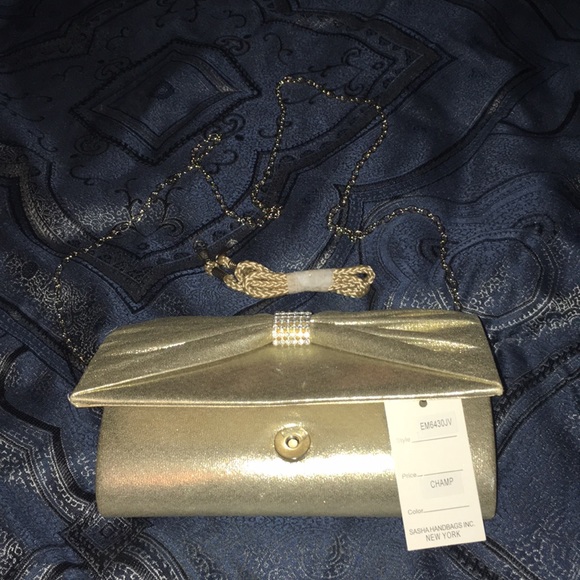 NWT gold clutch - Picture 4 of 5